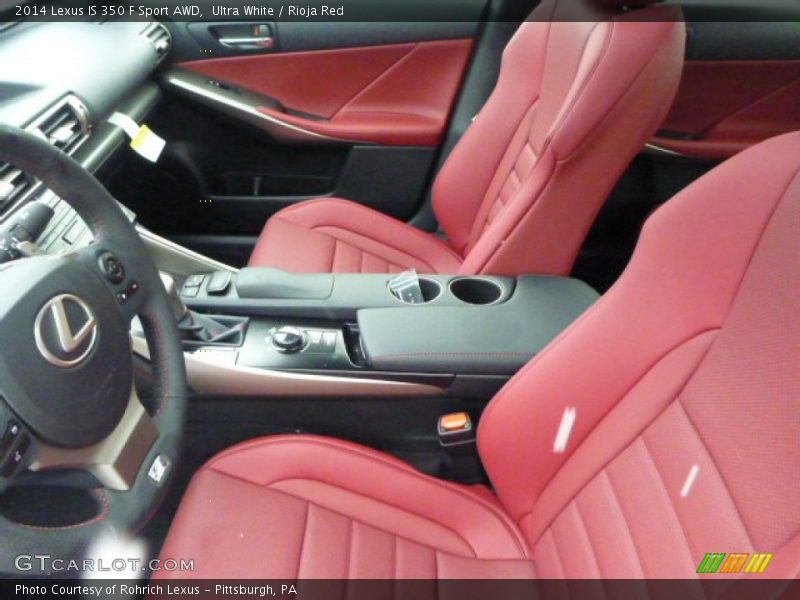 Ultra White / Rioja Red 2014 Lexus IS 350 F Sport AWD