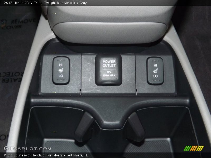 Twilight Blue Metallic / Gray 2012 Honda CR-V EX-L