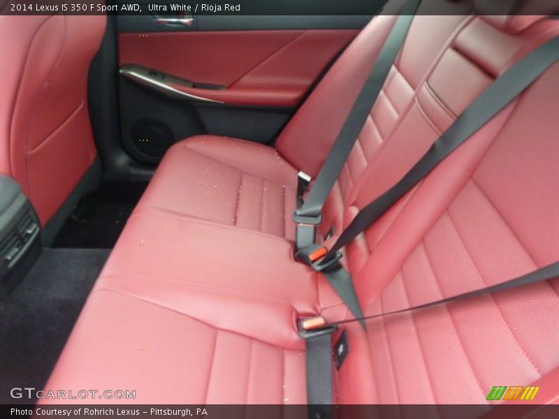 Ultra White / Rioja Red 2014 Lexus IS 350 F Sport AWD