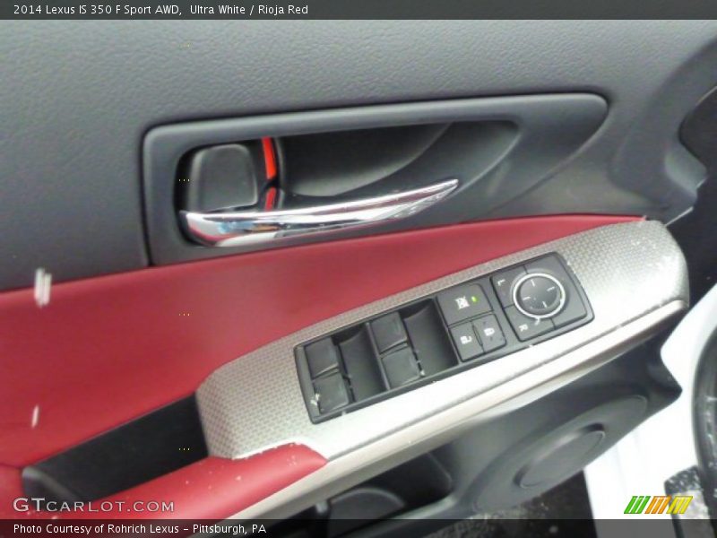 Ultra White / Rioja Red 2014 Lexus IS 350 F Sport AWD