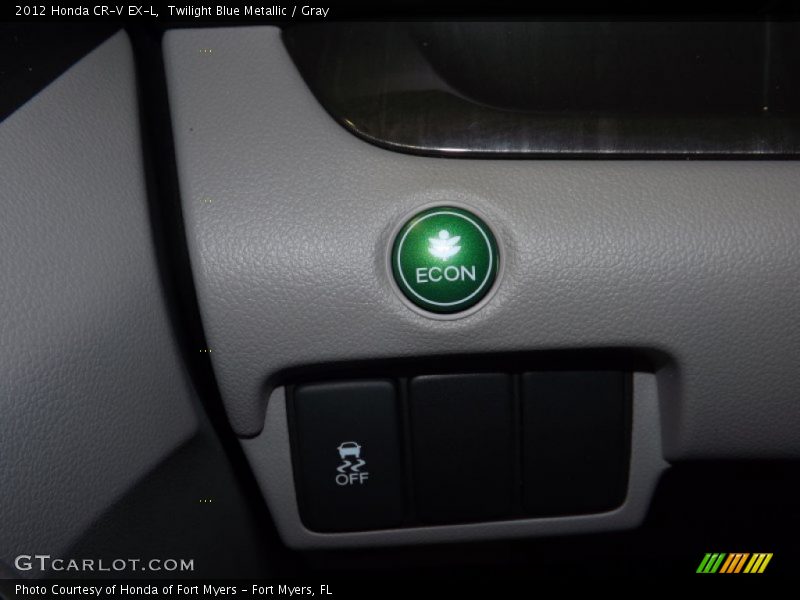Twilight Blue Metallic / Gray 2012 Honda CR-V EX-L