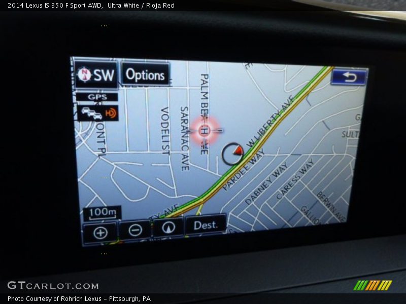Ultra White / Rioja Red 2014 Lexus IS 350 F Sport AWD