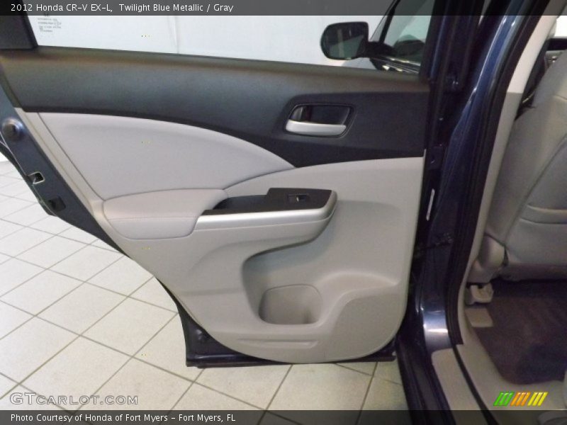 Twilight Blue Metallic / Gray 2012 Honda CR-V EX-L