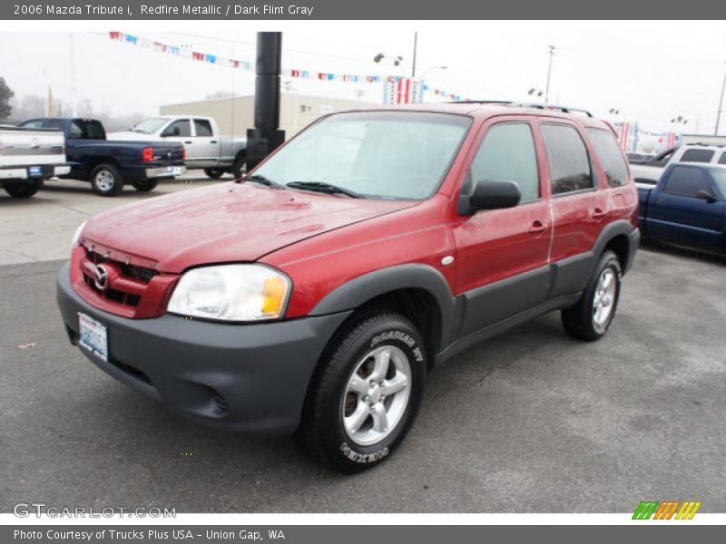 Redfire Metallic / Dark Flint Gray 2006 Mazda Tribute i