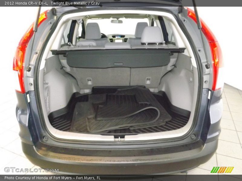 Twilight Blue Metallic / Gray 2012 Honda CR-V EX-L