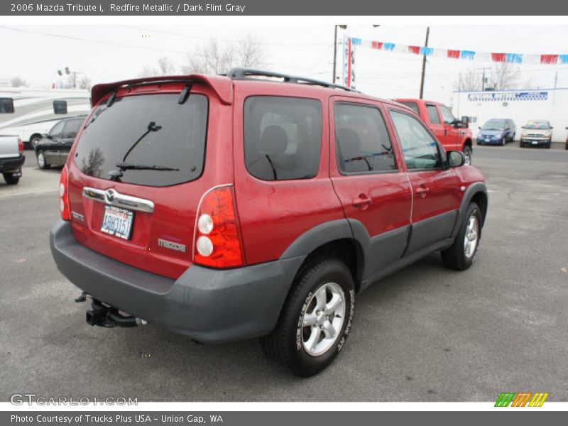 Redfire Metallic / Dark Flint Gray 2006 Mazda Tribute i