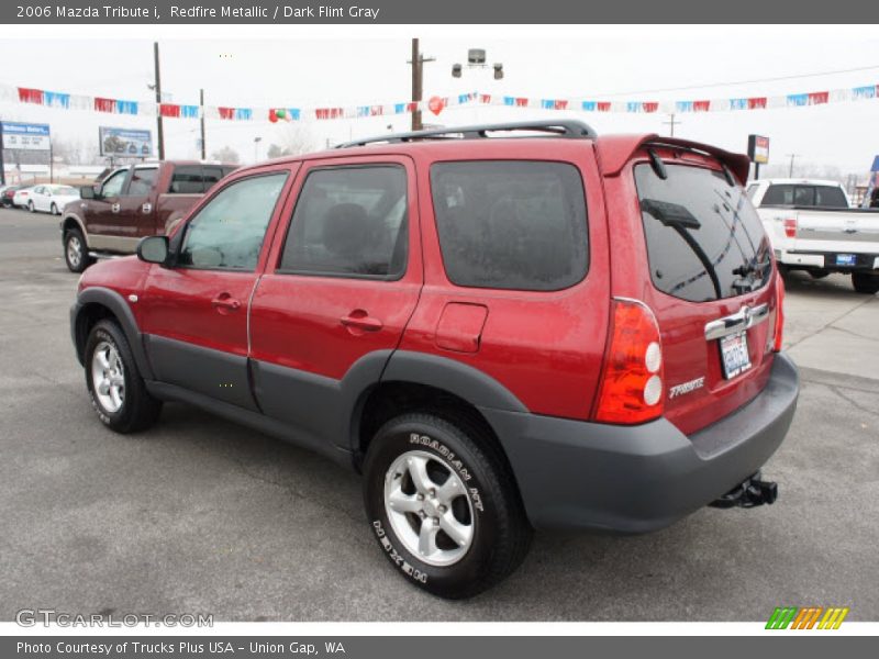 Redfire Metallic / Dark Flint Gray 2006 Mazda Tribute i