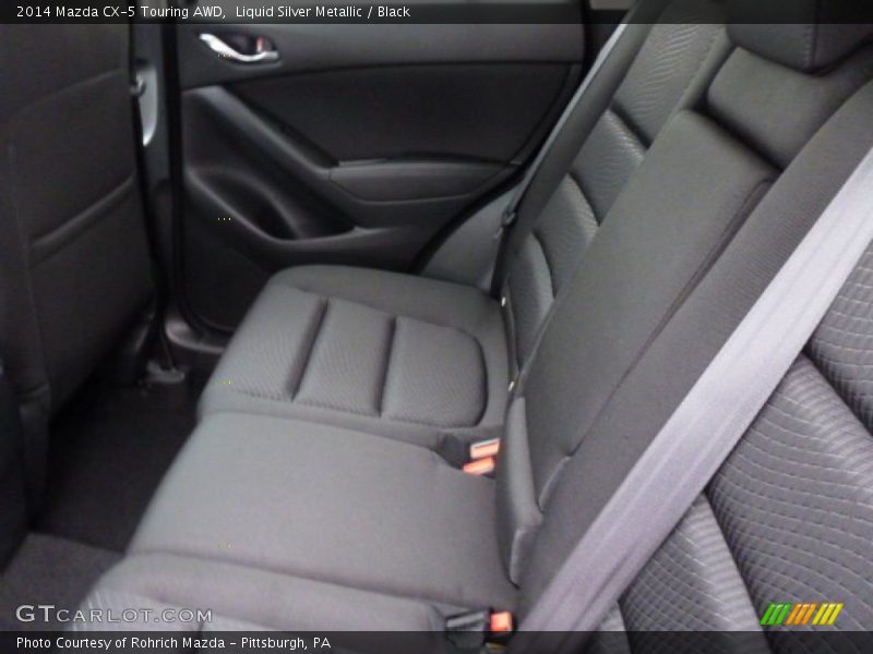 Liquid Silver Metallic / Black 2014 Mazda CX-5 Touring AWD