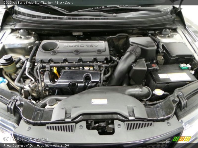  2010 Forte Koup SX Engine - 2.4 Liter DOHC 16-Valve CVVT 4 Cylinder
