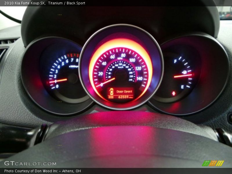  2010 Forte Koup SX SX Gauges