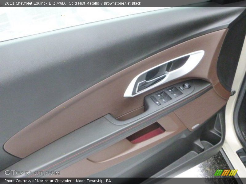 Gold Mist Metallic / Brownstone/Jet Black 2011 Chevrolet Equinox LTZ AWD