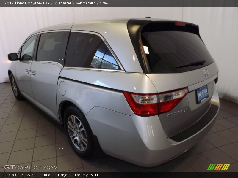 Alabaster Silver Metallic / Gray 2012 Honda Odyssey EX-L