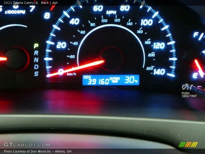 Black / Ash 2011 Toyota Camry LE