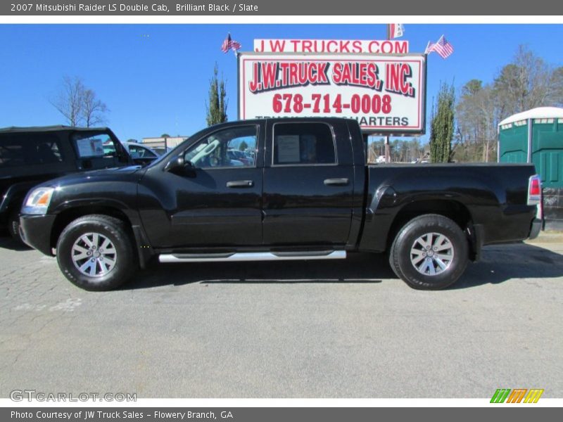 Brilliant Black / Slate 2007 Mitsubishi Raider LS Double Cab