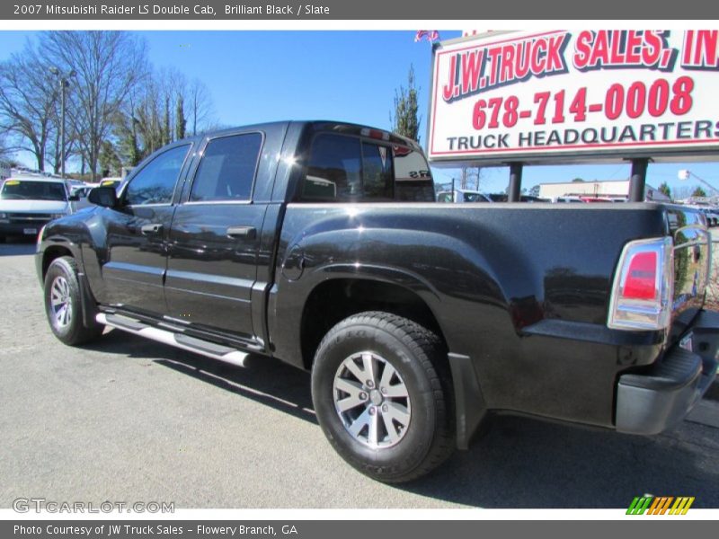 Brilliant Black / Slate 2007 Mitsubishi Raider LS Double Cab