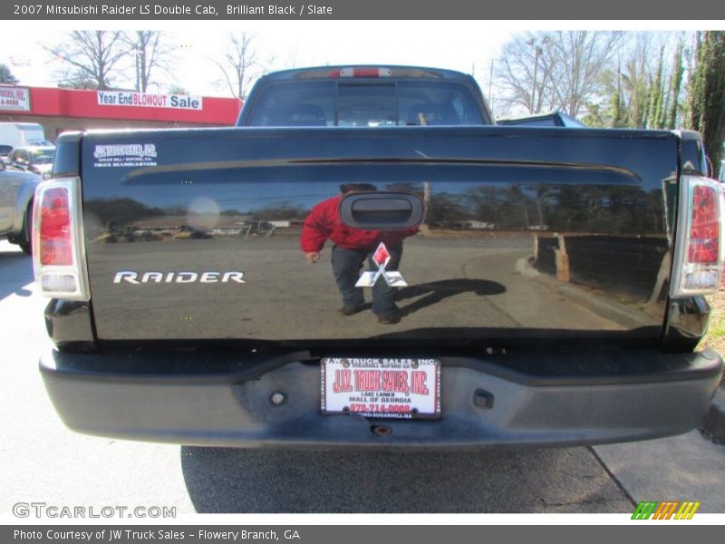 Brilliant Black / Slate 2007 Mitsubishi Raider LS Double Cab