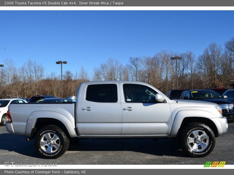 Silver Streak Mica / Taupe 2006 Toyota Tacoma V6 Double Cab 4x4