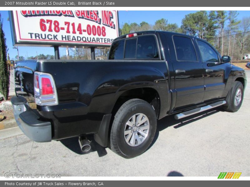 Brilliant Black / Slate 2007 Mitsubishi Raider LS Double Cab