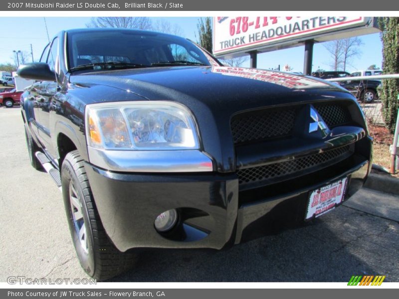 Brilliant Black / Slate 2007 Mitsubishi Raider LS Double Cab
