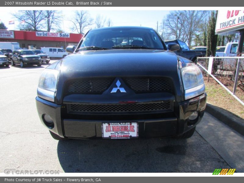 Brilliant Black / Slate 2007 Mitsubishi Raider LS Double Cab