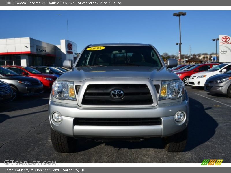 Silver Streak Mica / Taupe 2006 Toyota Tacoma V6 Double Cab 4x4