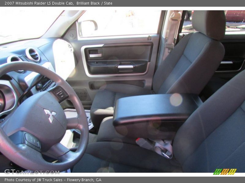 Brilliant Black / Slate 2007 Mitsubishi Raider LS Double Cab