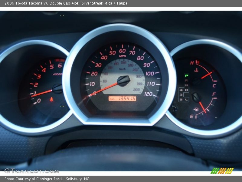 Silver Streak Mica / Taupe 2006 Toyota Tacoma V6 Double Cab 4x4