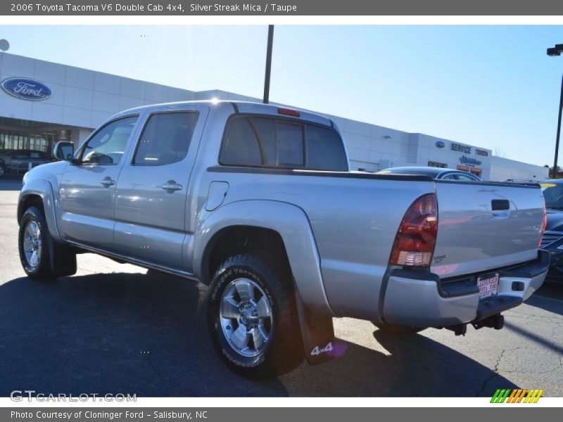 Silver Streak Mica / Taupe 2006 Toyota Tacoma V6 Double Cab 4x4