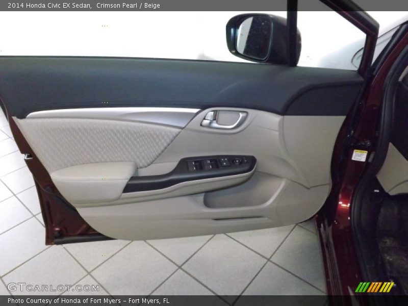 Door Panel of 2014 Civic EX Sedan