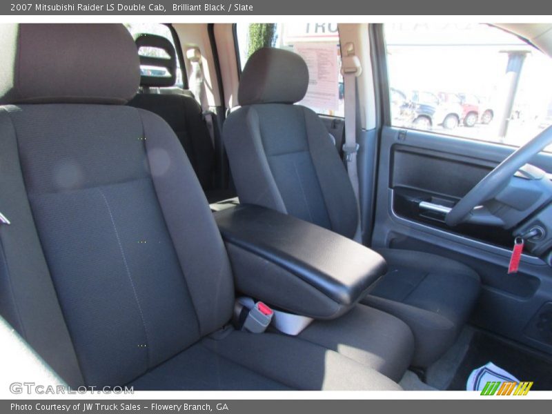 Brilliant Black / Slate 2007 Mitsubishi Raider LS Double Cab