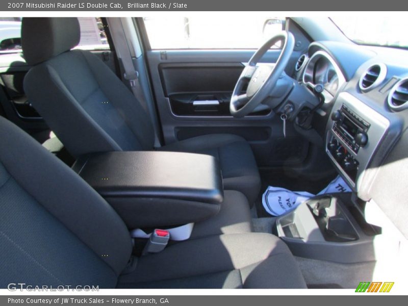 Brilliant Black / Slate 2007 Mitsubishi Raider LS Double Cab