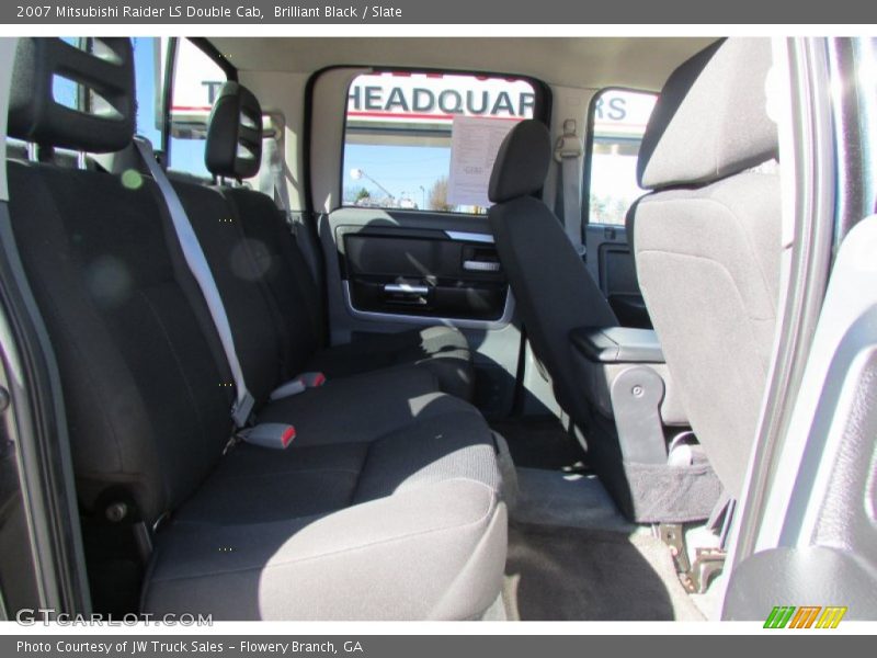 Brilliant Black / Slate 2007 Mitsubishi Raider LS Double Cab