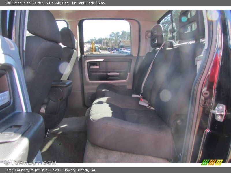 Brilliant Black / Slate 2007 Mitsubishi Raider LS Double Cab