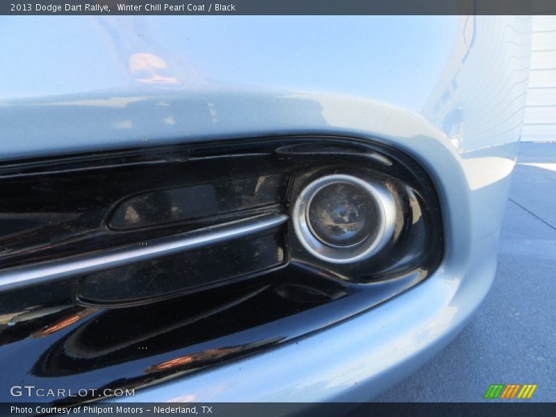 Winter Chill Pearl Coat / Black 2013 Dodge Dart Rallye
