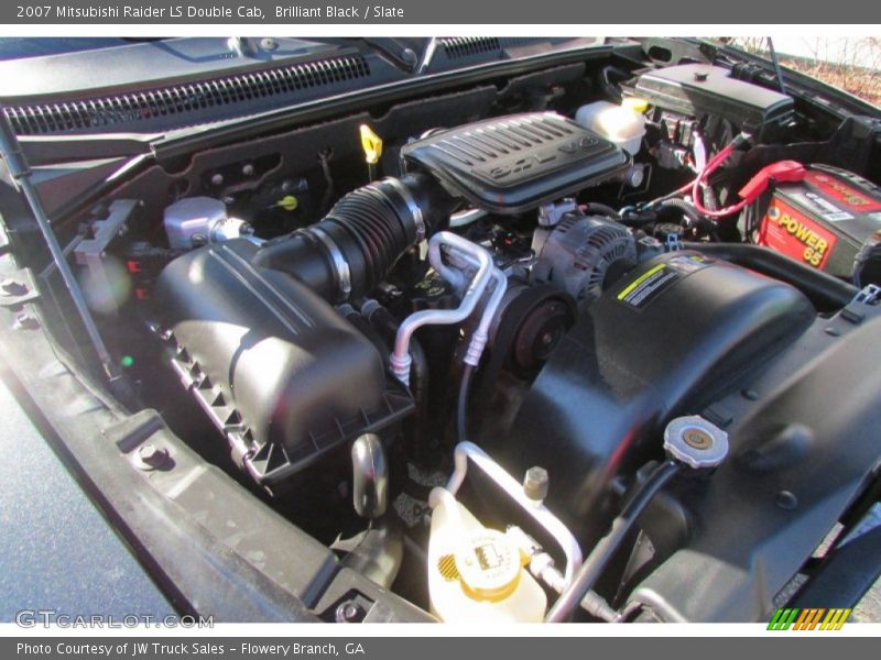 Brilliant Black / Slate 2007 Mitsubishi Raider LS Double Cab