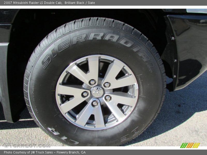 Brilliant Black / Slate 2007 Mitsubishi Raider LS Double Cab