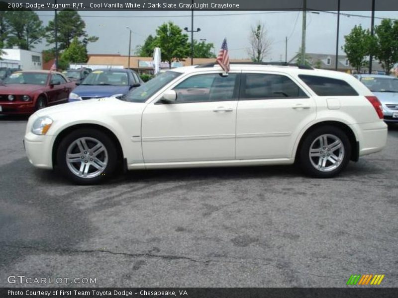 Cool Vanilla White / Dark Slate Gray/Light Graystone 2005 Dodge Magnum R/T
