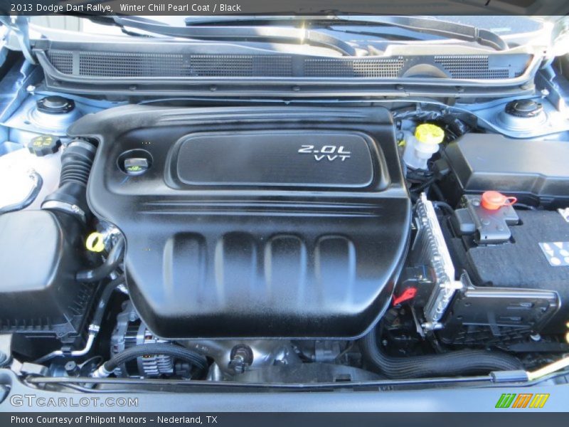 Winter Chill Pearl Coat / Black 2013 Dodge Dart Rallye