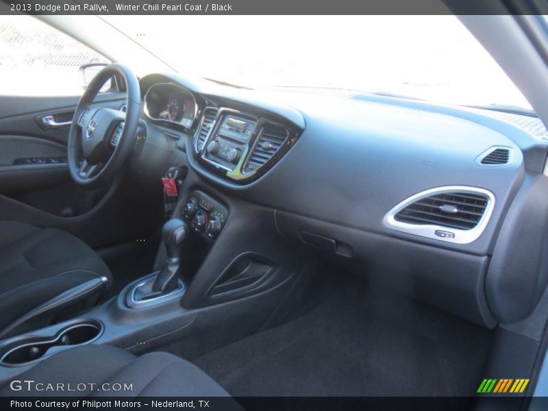 Winter Chill Pearl Coat / Black 2013 Dodge Dart Rallye