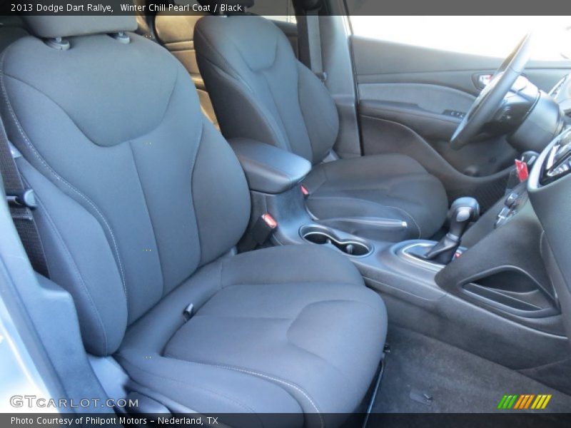 Winter Chill Pearl Coat / Black 2013 Dodge Dart Rallye