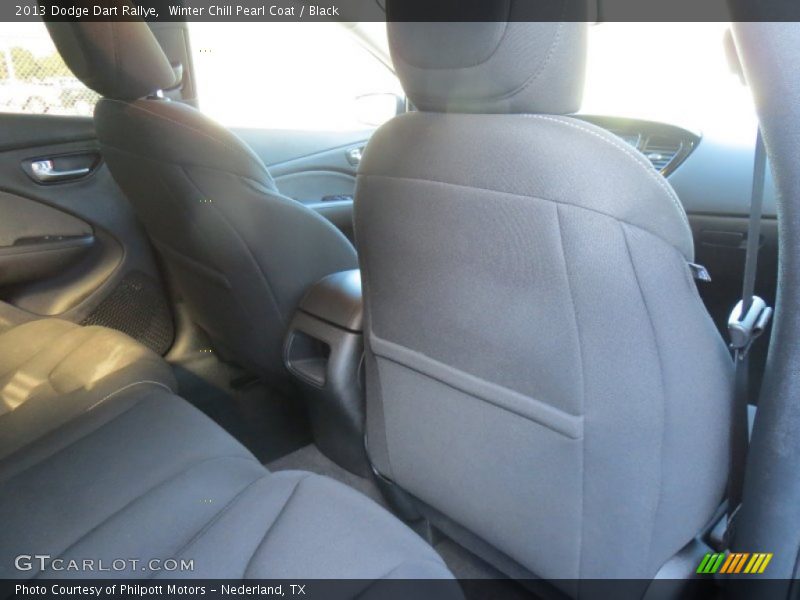 Winter Chill Pearl Coat / Black 2013 Dodge Dart Rallye