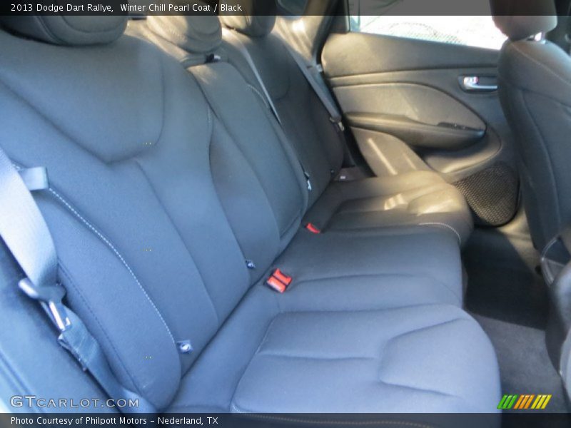 Winter Chill Pearl Coat / Black 2013 Dodge Dart Rallye