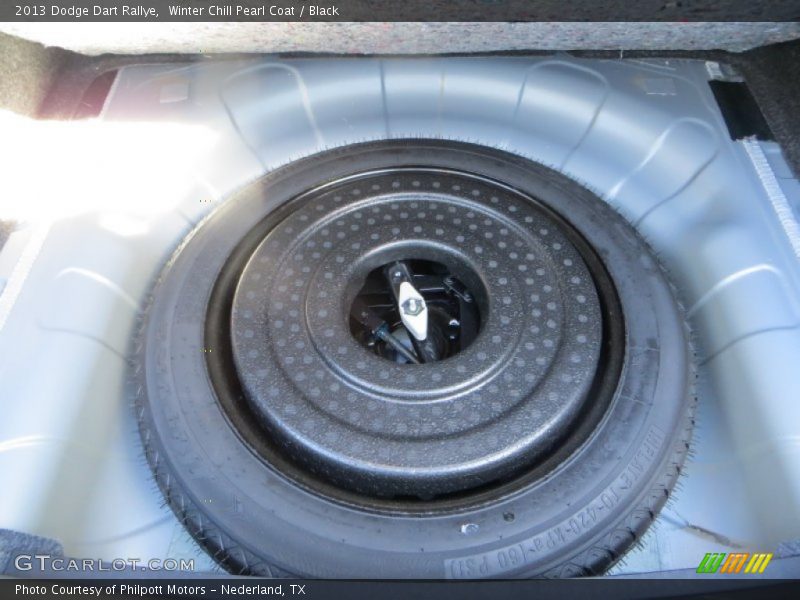 Winter Chill Pearl Coat / Black 2013 Dodge Dart Rallye