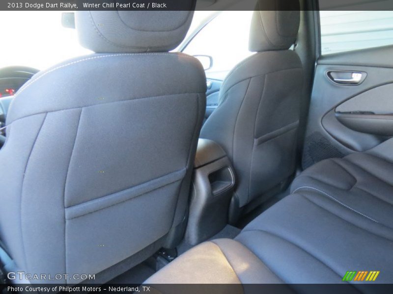 Winter Chill Pearl Coat / Black 2013 Dodge Dart Rallye