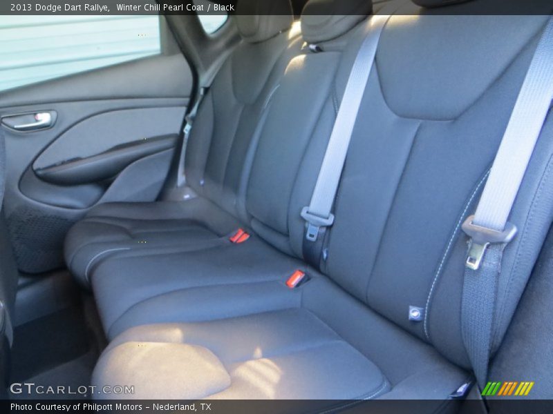 Winter Chill Pearl Coat / Black 2013 Dodge Dart Rallye