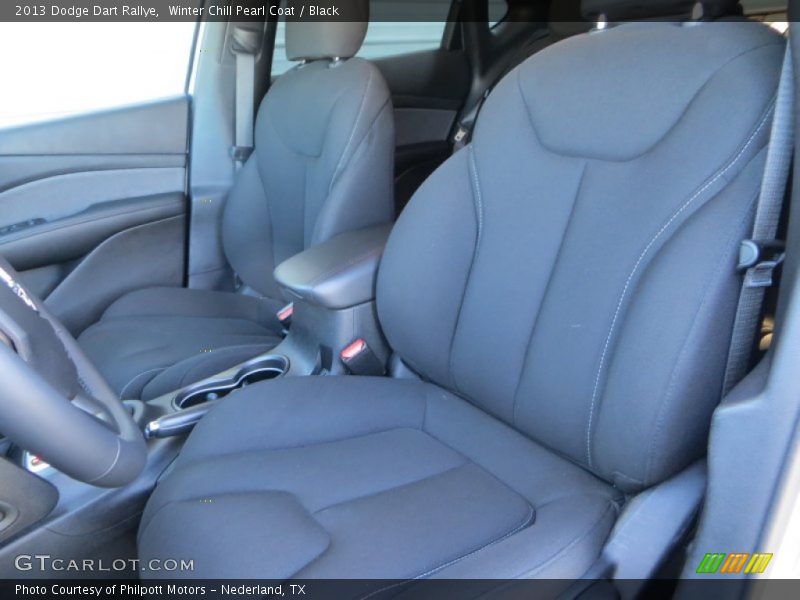 Winter Chill Pearl Coat / Black 2013 Dodge Dart Rallye