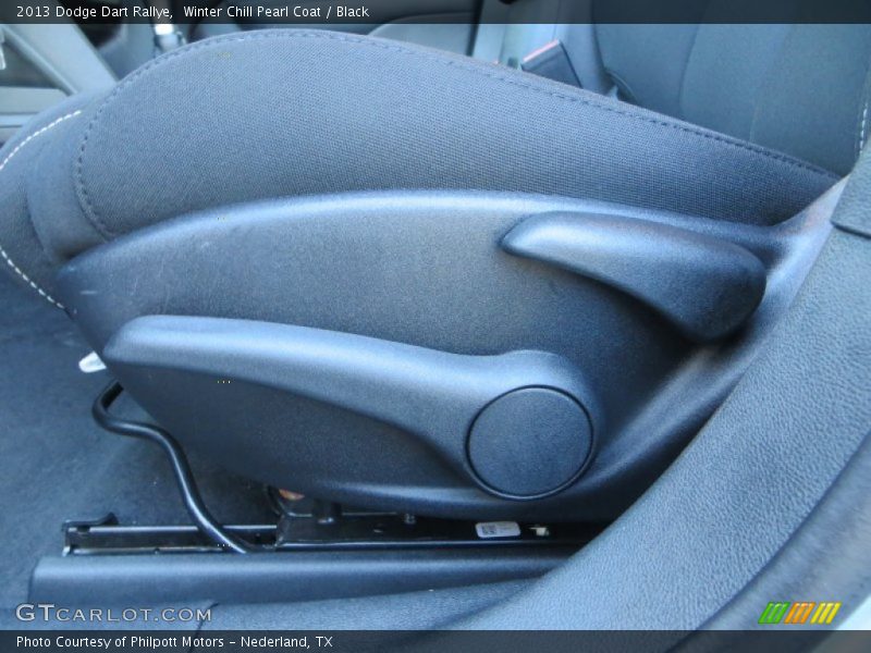 Winter Chill Pearl Coat / Black 2013 Dodge Dart Rallye