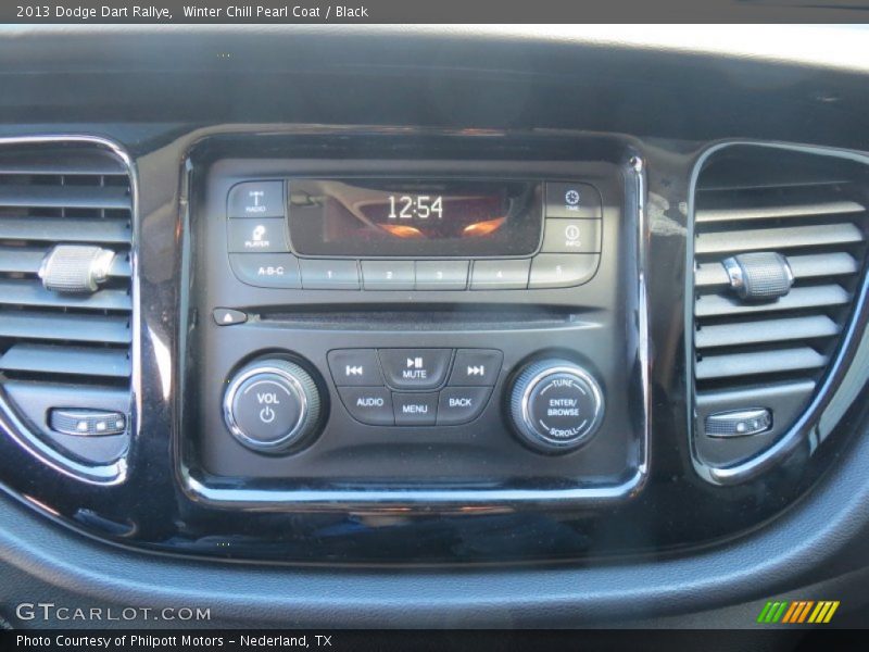 Winter Chill Pearl Coat / Black 2013 Dodge Dart Rallye