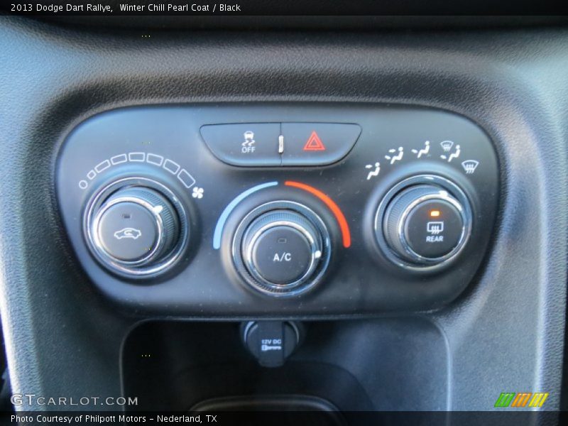 Winter Chill Pearl Coat / Black 2013 Dodge Dart Rallye