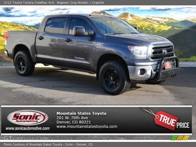 Magnetic Gray Metallic / Graphite 2012 Toyota Tundra CrewMax 4x4